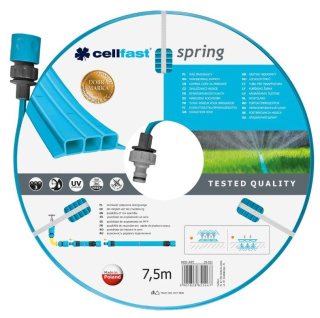 Wąż Ogrodowy Zraszający 1/2" Trzy Kanałowy 7,5mb 19-021 Spring Cellfast