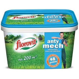 Nawóz Do Trawy Z Mchem Intenwercyjny Antymech Mineralny Granulat 4kg Florovit