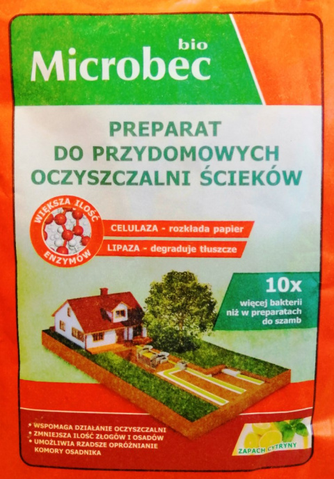 Preparat do oczyszcalni ekologicznych