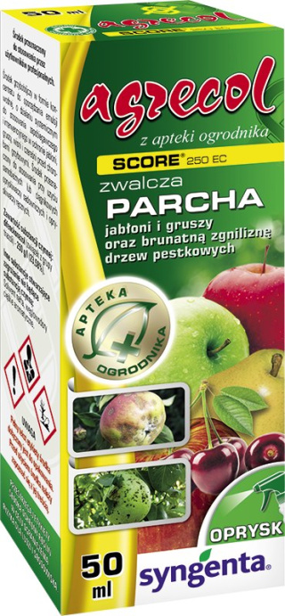 Score 250 EC 50ml Fungicyd Środek Grzybobójczy Do Zwalczania Chorób Grzybowych w Uprawach Roślin Agrecol