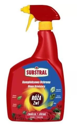 Róża 2w1 AL 800ml Spray Środek Owadobójczy i Grzybobójczy Do Zwalczania Szkodników i Chorób w Uprawach Roślin Substral