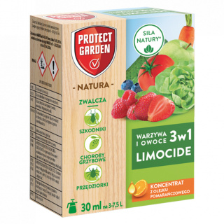 Limocide 3w1 Warzywa i Owoce 30ml Środek Owadobójczy i Grzybobójczy Do Zwalczania Szkodników w Uprawach Roślin Protect Garden