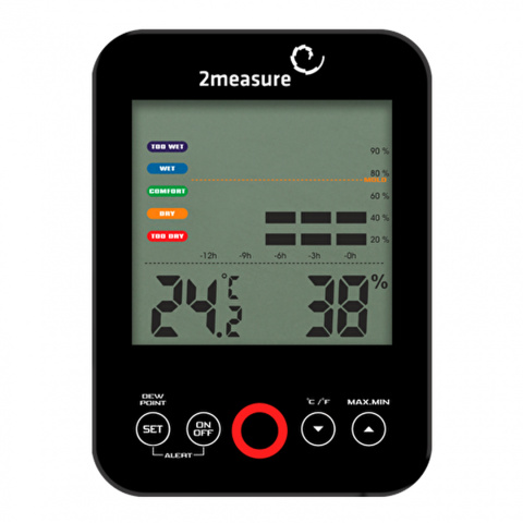 Stacja Pogodowa Elektroniczna Termometr Higrometr Wewnętrzny 170603 2Measure
