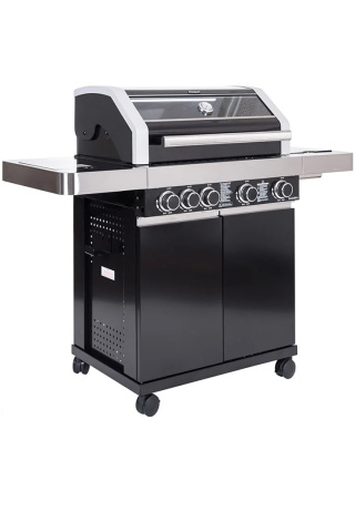 Grill Gazowy 36cm x 45cm 3,5 kW 5 Palników Stal Emaliowana BBQ MB 4000 Masport