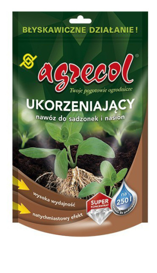 Nawóz Do Sadzonek i Nasion Ukorzeniający Mineralny Koncentrat Krystaliczny 250g Agrecol