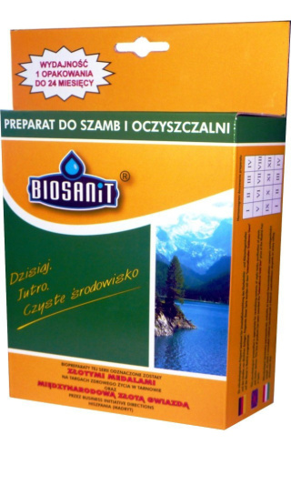 Biosanit Preparat Biologiczny Do Szamb i Oczyszczalni Ścieków 500g Aquafor