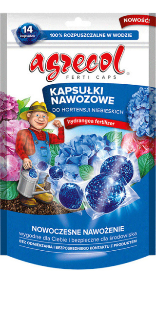 Nawóz Do Hortensji Niebieskich Mineralny Kapsułki 210g Agrecol