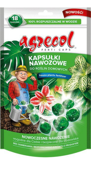 Kapsułki Nawozowe Do Roślin Domowych Mineralne 210g Agrecol