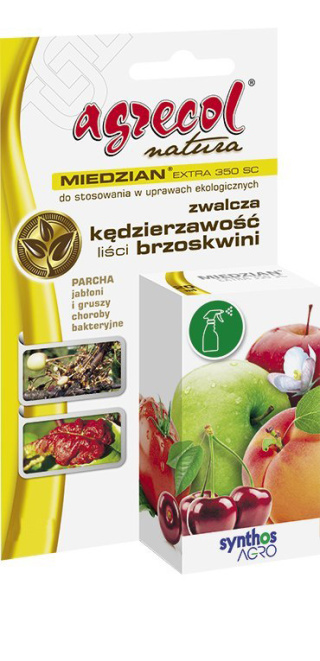 Miedzian Extra 350 SC 20ml Fungicyd Środek Grzybobójczy Do Zwalczania Chorób Grzybowych w Uprawach Roślin Agrecol