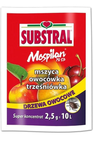 Mospilan 20 SP Drzewa Owocowe 10g Środek Owadobójczy Do Zwalczania Szkodników w Uprawach Roślin Substral