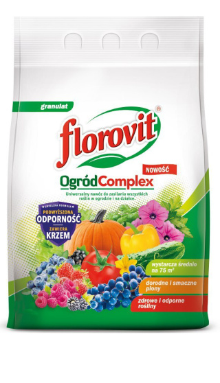 Nawóz Uniwersalny Mineralny Granulat 5kg Ogród Complex Florovit