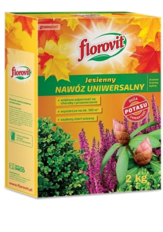 Nawóz Uniwersalny Jesienny Mineralny Granulat 1kg Karton Florovit