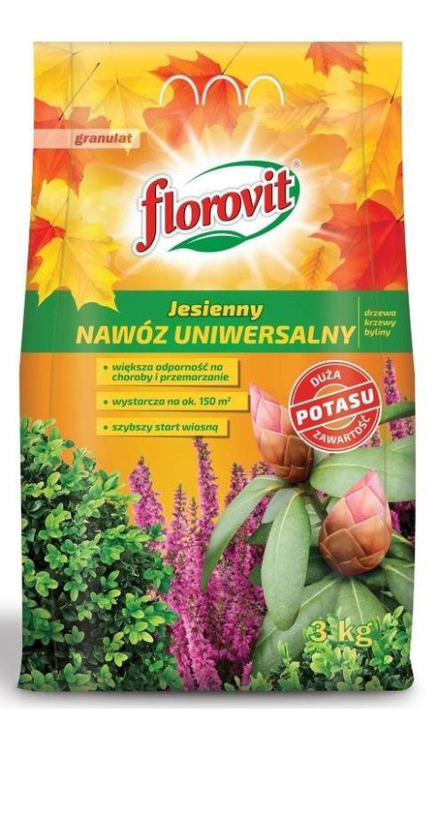 Nawóz Uniwersalny Jesienny Mineralny Granulat 3kg Florovit