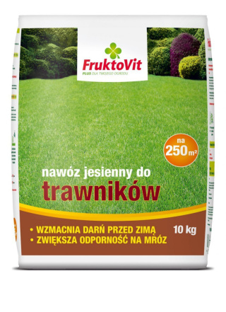 Nawóz Do Trawy Jesienny Mineralny Granulat 5kg Plus Fructovit