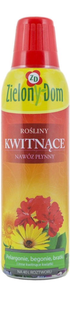 Nawóz Do Roślin Kwitnących Mineralny Płynny 300ml Zielony Dom