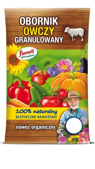 Obornik Owczy Nawóz Naturalny Granulat 10L Pro Natura Florovit