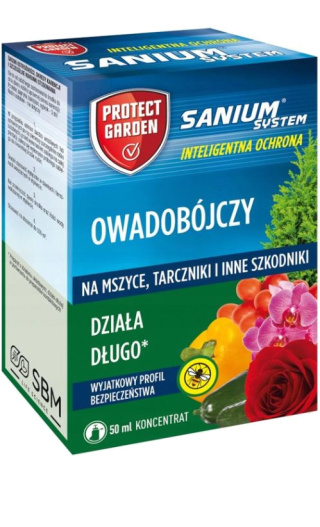 Sanium System 50ml Środek Owadobójczy Do Zwalczania Szkodników w Uprawach Roślin Protect Garden