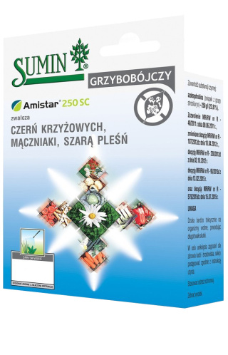 Amistar 250 SC 5ml Fungicyd Środek Grzybobójczy Do Zwalczania Chorób Grzybowych w Uprawach Roślin Sumin