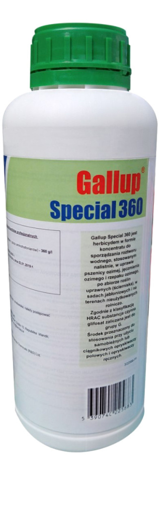 Gallup Special 360 SL 1000ml Środek Chwastobójczy Na Chwasty Jednoliścienne i Dwuliścienne Barclay