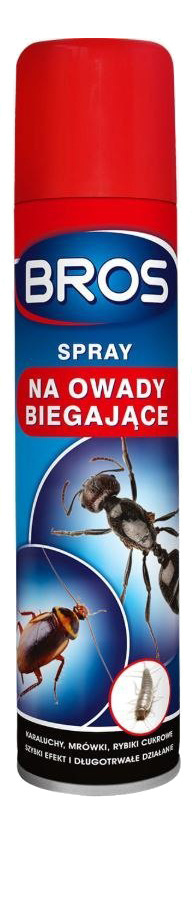 Spray Na Owady Biegające 300ml Środek Owadobójczy Do Zwalczania Owadów Biegających Bros