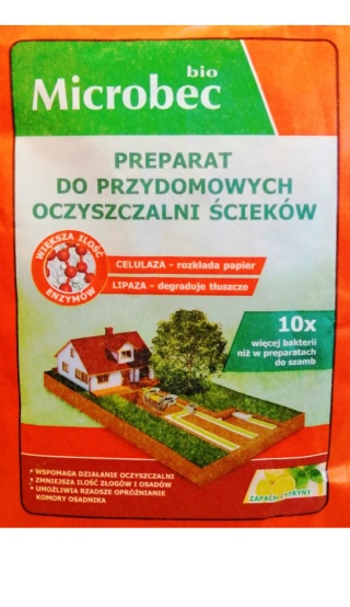 MicrobecBio Preparat Biologiczny Do Szamb i Oczyszczalni Ścieków 35g Bros