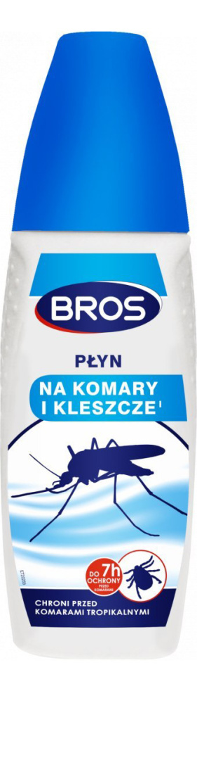 Płyn Na Komary i Kleszcze 50ml Repelent Środek Odstraszający Komary i Kleszcze Bros