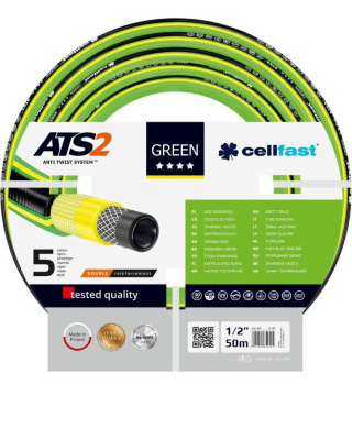 Wąż Ogrodowy 1/2" Pięcio Warstwowy 50mb 15-101 Green Cellfast