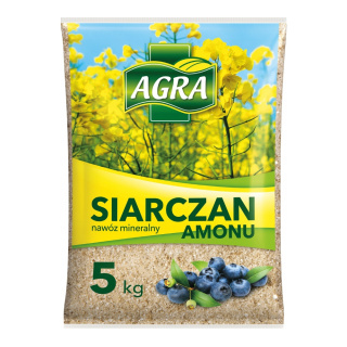 Nawóz Uniwersalny Siarczan Amonu Mineralny Granulat 5kg Agra