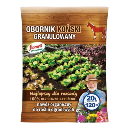 Obornik Koński Nawóz Naturalny Granulat 20L Pro Natura Florovit