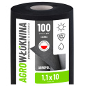 Agrowłóknina Czarna 100g/m2 UV 1,1m x 10mb AgroPol