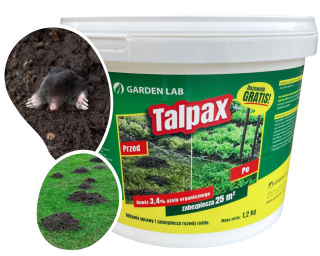 Nawóz Uniwersalny Azotowy Na Turkucie i Krety Organiczny 1,2kg Talpax Gardenlab