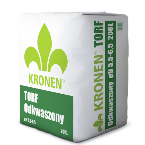 Torf Ogrodniczy Odkwaszony pH 5.5-6.5 200l x 20szt Kronen